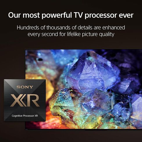 Sony XR55A95L 55 Inch QD-OLED 4K UHD Smart Google TV with AI Upscaling with a 7S-PS8-US1 VII-Series 8 Outlet Power w/Omniport USB (2023) in Saudi Arabia
