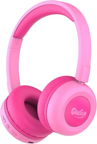 Kids Bluetooth Headphones,Toddler Headphones with Microphone,85dB Volume Limited,Bluetooth 5.3 Twistable Lightweight Kids Wireless Earphones for Boy Girl Tablet Travel School in Kuwait
