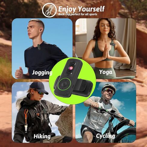64GB Sport Clip on MP3 Player with Bluetooth- Superlight Music Player with Clip and Earphones, MicroSD Support, A-B Repeat, Shuffle Playback for Running, Cycling, Hiking, Climbing and Yoga in Kuwait