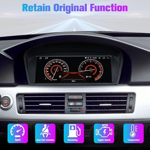 Car GPS Navigator Android 11.0 Auto Stereo for BMW 3 5 Series E90 E60 with iDrive System Retained 8.8 inch IPS Touch Screen, CarPlay (2005-2008 CCC System, Octa Core 2GB RAM 32GB ROM) in Saudi Arabia