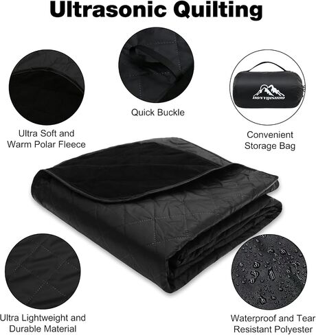 Outdoor Waterproof Camping Blanket, Foldable Fleece Stadium Blanket for Outdoor Sports Event, Camping, Picnics in Saudi Arabia