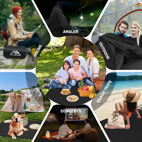 Outdoor Waterproof Camping Blanket, Foldable Fleece Stadium Blanket for Outdoor Sports Event, Camping, Picnics in Saudi Arabia