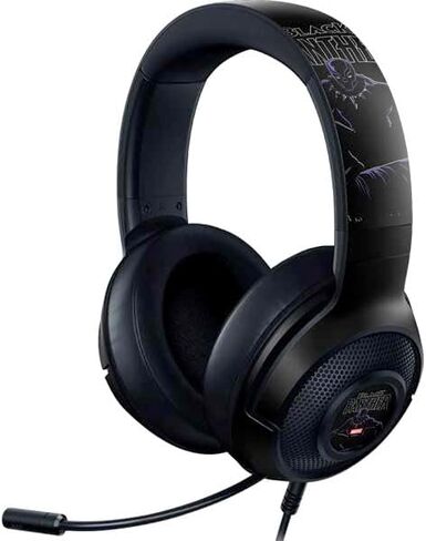Skinit Decal Audio Skin Compatible with Razer Kraken X - Officially Licensed Marvel Black Panther Night Time Watch Design in Saudi Arabia