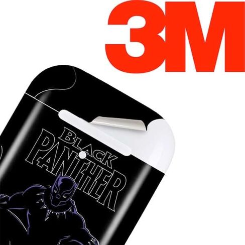 Skinit Decal Audio Skin Compatible with Apple AirPods - Officially Licensed Marvel Black Panther Night Time Watch Design in Kuwait