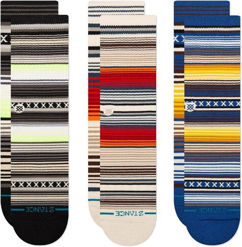 Stance Curren Crew (Medium,Blue) [3 pack] in Saudi Arabia