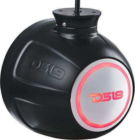 دي اس 18 مكبرات صوت برج واكيبورد ثنائية الاتجاه NXL-PS6BK مع اضواء RGB مدمجة - 300 كحد اقصى - مثالية للسماء النفاثة، مثالية لمركبات ايه تي في ويو تي في وجيب جنبًا إلى جنب والبحرية وار زد ار .. in Saudi Arabia
