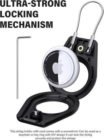 حامل مقاوم للماء مكون من 4 قطع من Airtags، حافظة سلسلة مفاتيح Airtag لعلامة Apple، حافظة ناعمة لكامل الجسم مقاومة للصدمات لطوق الكلاب والقطط والأمتعة والمفاتيح (4 ألوان) in Kuwait