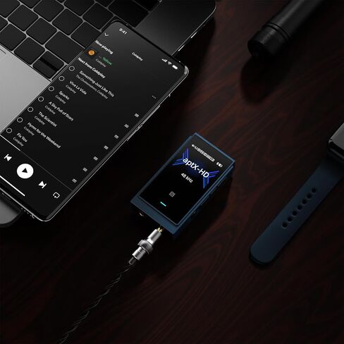 SHANLING UP6 Portable DAC,Headphone Amp with Bluetooth5.2/LDAC/APTX/NFC/CVC8.0 HD Microphone,1.54inch LCD Screen Music Mode/Game Mode/Car Mode,4+Hours Playtime (Indigo) in Saudi Arabia