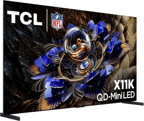 TCL 98 بوصة من فئة X11K Series QD-Mini LED 4K UHD Google TV Smart Ultra Premium Mini-Premium-Qled ، 144Hz ، شاشة مضادة للانتعاش ، صوت Bang & Olufsen ، Dolby Atmos (98x11k ، 2025 Model) in Kuwait