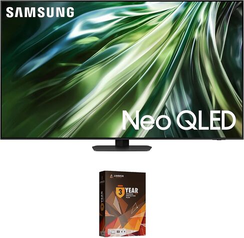 Samsung QN65QN90DAFXZA 65 Inch Neo QLED TV with 4K AI Upscaling and 3 Year Amber Protection Plan (2024) in Saudi Arabia