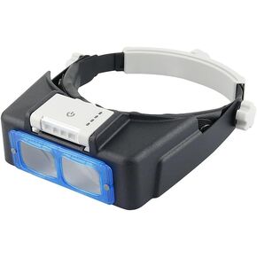 High Definition Multiple Lens Replaceable LED Repair Reading Mounted Magnifying Glass