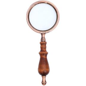 Retro Collection Gift Reading Magnifying Glass Handheld Optical Glass Magnifying Glass