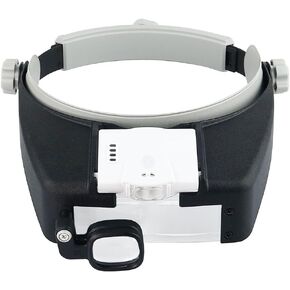Mounted Magnifying Glass Touch Switch LED Light Maintenance Reading Magnifying Glass