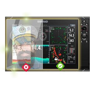 IPG Anti-Glare Made for Simrad NSS12 evo3S 12" Chartplotter Fishfinder Display Matte Finish Screen Protector Film, Perfect for Outdoor Use for NSS12-evo3S-12