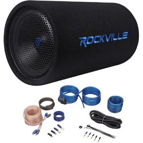 Rockville RTB12A 12" 600w Powered Subwoofer Bass Remote+Amp Kit
