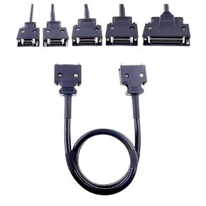 1 Pc Scsi Connector Cable Mdr 14 20 26 36 50 Positions Male to Male Plug Adapter 0.75 1 1.5 2 3 5 Meter Extension Soldered