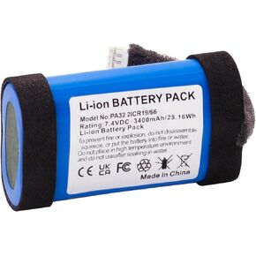 Batteries are Suitable for Marshall Emberton, Emberton II 7.4 V 3400 mAh Lithium ion Battery