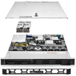 Dell PowerEdge R440 Server 2.60Ghz 24-Core 96GB 2X 480GB SSD 6X 600GB 15K (Renewed)