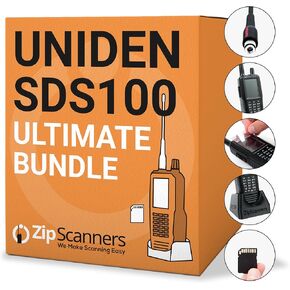 Uniden SDS100 الحزمة النهائية | برمجة الخبراء ، الهوائي ، الوقوف ، حماة الشاشة ، وماسح شرطة Uniden SDS100 | يعمل مباشرة خارج المربع المبرمج لمنطقتك