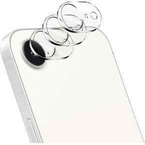 3 Pack for iphone 16e Camera Lens Protector,Tempered Glass 9 Hardness,Anti-Scratch High Definition Camera Protector for iphone 16e (Transparent)