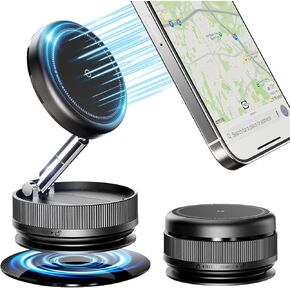 2026 تم ترقيته 360 درجة ، حامل هاتف سيارة مغناطيسي للسيارة Magsafe [78+رطل أقوى شفط و 2400gf أقوى مغناطيسي] ، وهو عبارة عن هاتف قابل للتعديل للسيار