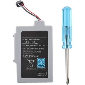 3.7V 3600mAh Battery Pack, Upgraded Battery Rechargeable Battery Pack Long Lasting Replacement Battery for WIIU Controller Handle