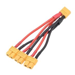 1M To 3 F 12Awg | 10Cm | 12Awg Xt60 Parallel Bettery Connector Male/Female Cable Dual Extension Splitter/ 3-Way 12Awg Silicone Wire For Rc Bettery Motor New 2026 High For Reliable Electronic