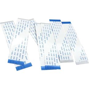 10pcs FPC/FFC 0.5 مم كابل مسطح مرن A/B النوع 50/60/00/10 ملم 6p/7/8/10/12/14/15/16/18/22/22/28/30/32/32/34/38/40/50PIN (50 مم ، 0.5mm_b-type (عكس) _50p)