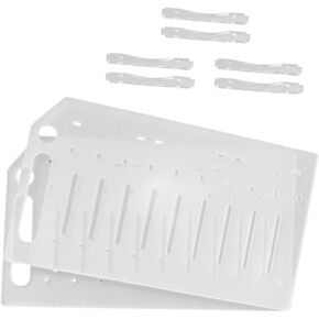 Angoily Hard Drive Bracket 3.5 Inch DIY Mounting Rack 10 Layer Storage Bracket Sturdy Easy to Install