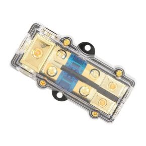 60A Power Distribution Block Out 2 in Heat Car Splitter Holder for Auto Stereo Amplifier Can or The Old Broke Can or The Old Broken Glossy with Coating Directly Repair Cover