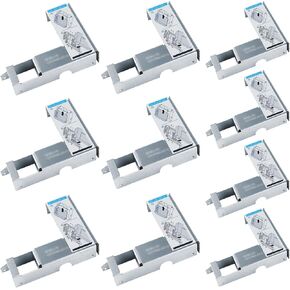 2.5 to 3.5 Hard Drive Adapter SSD SAS SATA Hard Drive Tray Caddy 9W8C4 Y004G 09W8C4 0Y004G Compatible for Dell HP IBM Lenovo Mac Apple 3.5" Caddy, 10 Pack