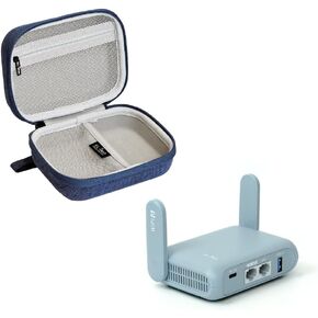 GL.Inet GL-MT3000 (Beryl AX) Wi-Fi 6 AX3000 Wireless Travel Gigabit Router & Gadget Case (Blue)