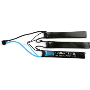 Titan LiPo 1200mAh 11.1v 25C Triple T-Plug