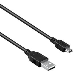 5ft USB Data Sync Cable Power Cord Adapter Compatible with WII U PRO Game Remote Controller