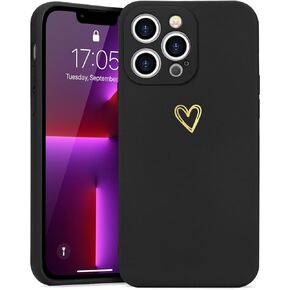 for iPhone 13 Pro Case Cute Slim Shockproof Phone Case with Wireless Charging Support and Protection, Green