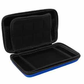 Carrying Case for New 3DS, 3DS XL, 2DS XL Console & Accessories, Protective Hard Shell Travel Case, with Game Slot and Inner Pocket (Pink)
