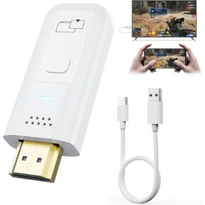 Wireless HDMI Display Dongle Adapter 1080P, Screen Mirroring Adapter/Extender for iOS/Android/Windows/Mac to HDTV/Monitor/Projector, 5G HDMI Wireless Extender Supports AirPlay/Miracast/DLNA