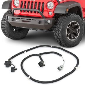 Quadratec Plug & Play Tow Hitch Wiring Harness - Fits Jeep Wrangler JK, JKU 2007-2018 - No Cutting or Splicing Required - Compatible with Factory & Aftermarket Hitches