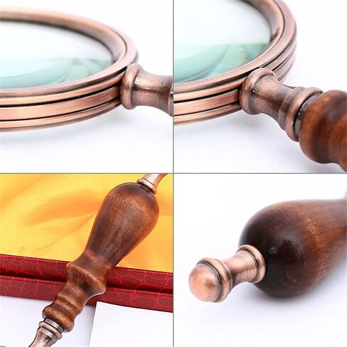Retro Collection Gift Reading Magnifying Glass Handheld Optical Glass Magnifying Glass in Saudi Arabia