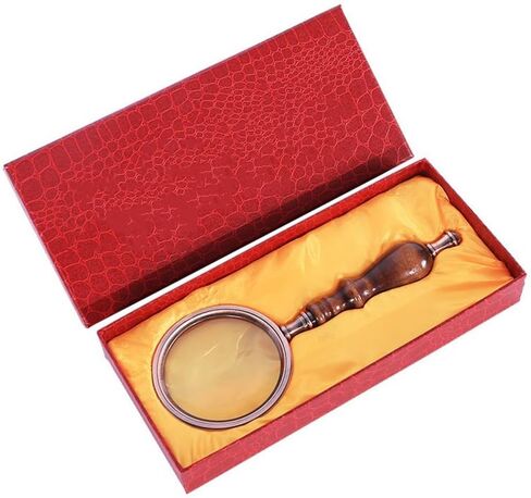 Retro Collection Gift Reading Magnifying Glass Handheld Optical Glass Magnifying Glass in Saudi Arabia