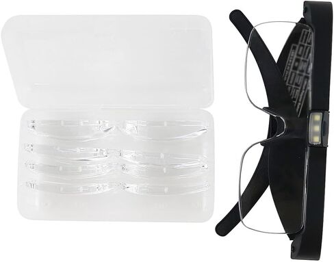 5 Sets of Eyeglass Magnifying Glasses with Different Magnifications, Charging Version in Saudi Arabia
