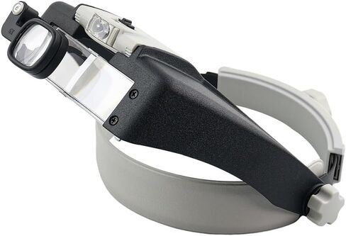 Wearing Electronic LED Repair Magnifying Glasses Reading Magnifying Glasses Acrylic Lenses in Saudi Arabia