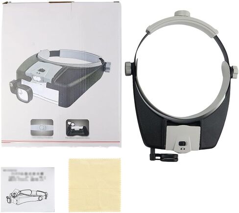 Wearing Electronic LED Repair Magnifying Glasses Reading Magnifying Glasses Acrylic Lenses in Saudi Arabia