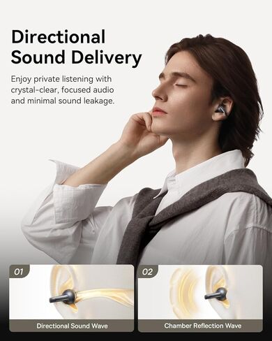 BASEUS BOWIE MC1 PRO OPEN CLIP-ON HEARSONES ، HI-RES LDAC & HIFI4 ACOUSTIC SOUND ، 5G GROFITION ULTRA Lightwight ، Superbass 2.0 ، DNN 4-MIC AI CLAW in Saudi Arabia