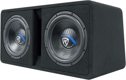 Rockville DV12K51 Dual 12 "K5 2800W SUPWOOFERS 1-OHM ، العلبة المتنافسة ، باس عميق ، بناء متين ، لعشاق صوت السيارات in Kuwait