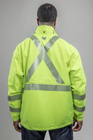 سترة مطر مقاومة للهب من DRIFIRE Standard HYDROFLASH، مقاومة للطقس FR، CAT 3، كحلي، أزرق in Saudi Arabia