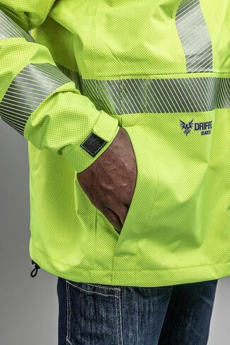 سترة مطر مقاومة للهب من DRIFIRE Standard HYDROFLASH، مقاومة للطقس FR، CAT 3، كحلي، أزرق in Saudi Arabia