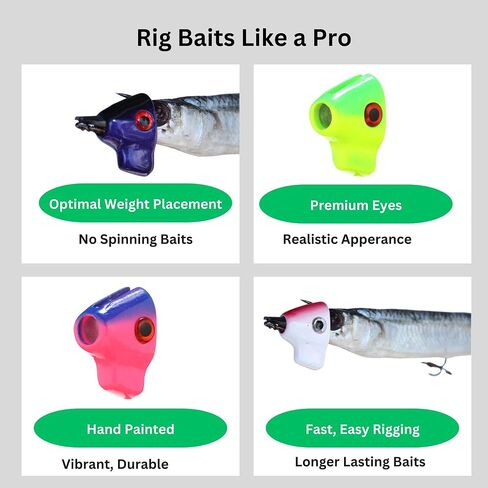Saltwater Trolling Lure with Free Ballyhoo Rig Included for Mahi Mahi Dolphin Dorado Wahoo Marlin Tuna Offshore Big Game Lures in Saudi Arabia