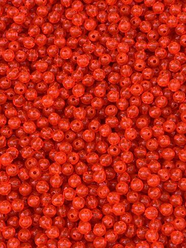 Fishing Beads - 4mm, 6mm, 8mm - USA Made - 100-1000 Pack - Hard Plastic - Saltwater & Freshwater Compatible in Saudi Arabia