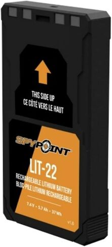 حزمة بطارية ليثيوم SpyPoint قابلة لإعادة الشحن 7.4 فولت لكاميرات المسار مع 5.4 أمبير في الساعة وكابل شحن تيار متردد in Kuwait